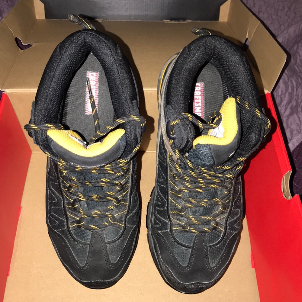 Men’s Craftsman Composite Toe Black Work Boots